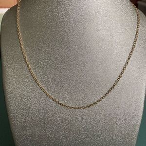 Gold tone necklace